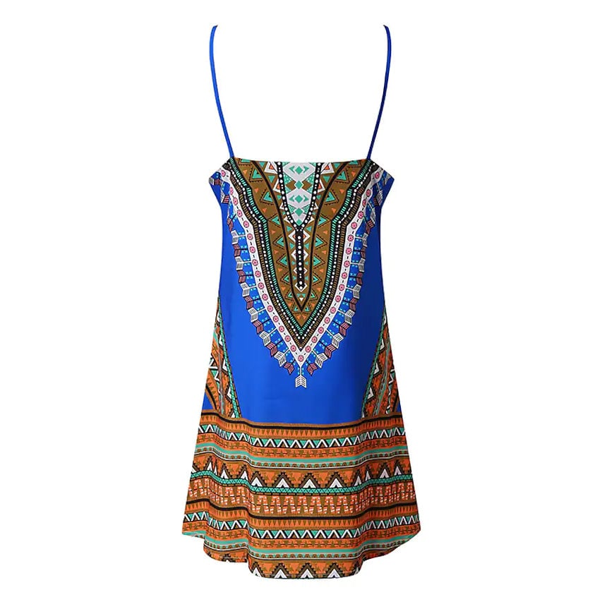 Womens A Line Short Mini Sleeveless Dress Image 9