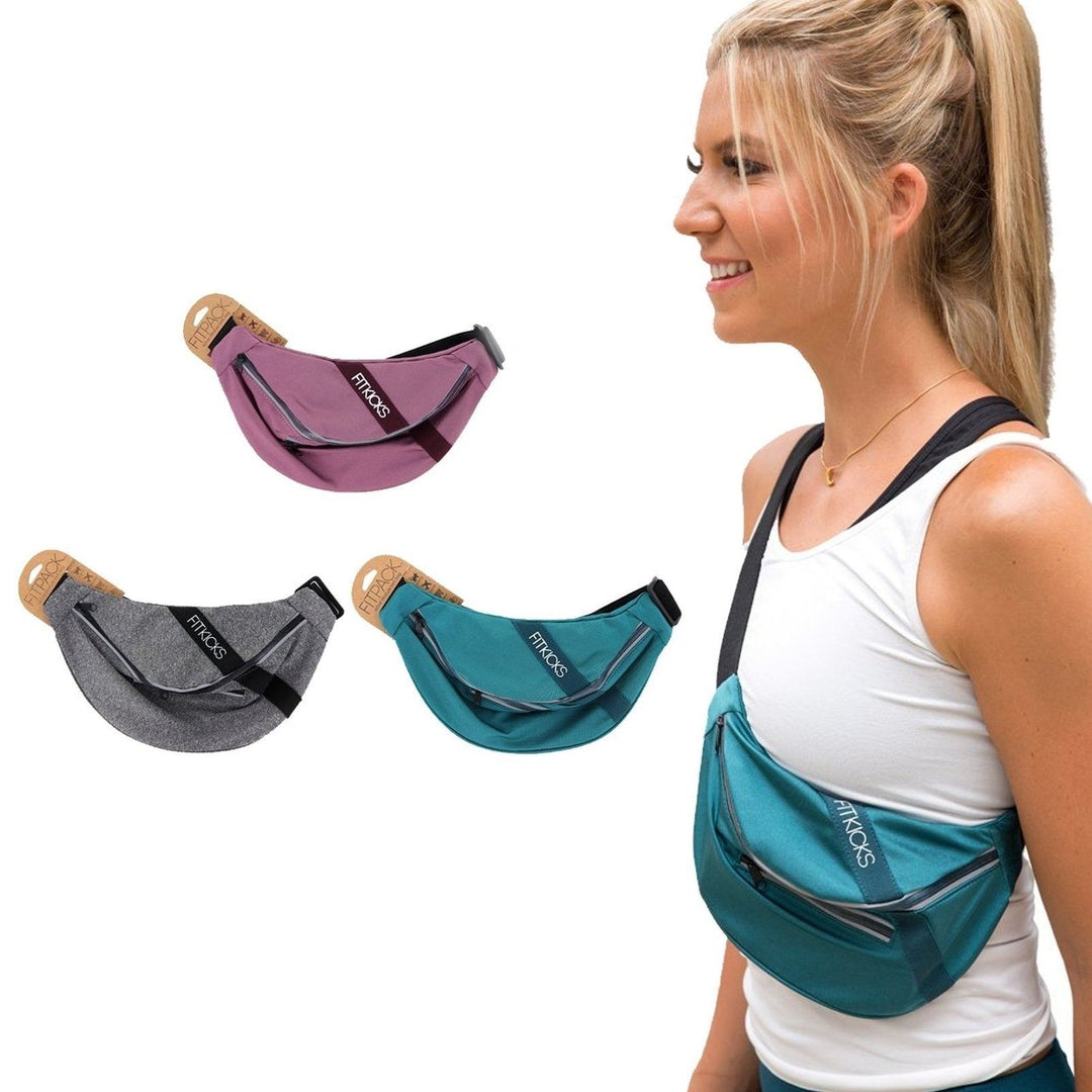 Womens Active Adjustable Fanny Pack Belt Bag Image 1