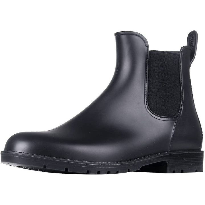 Womens Ankle Rain Boots Waterproof Chelsea Boots Image 7