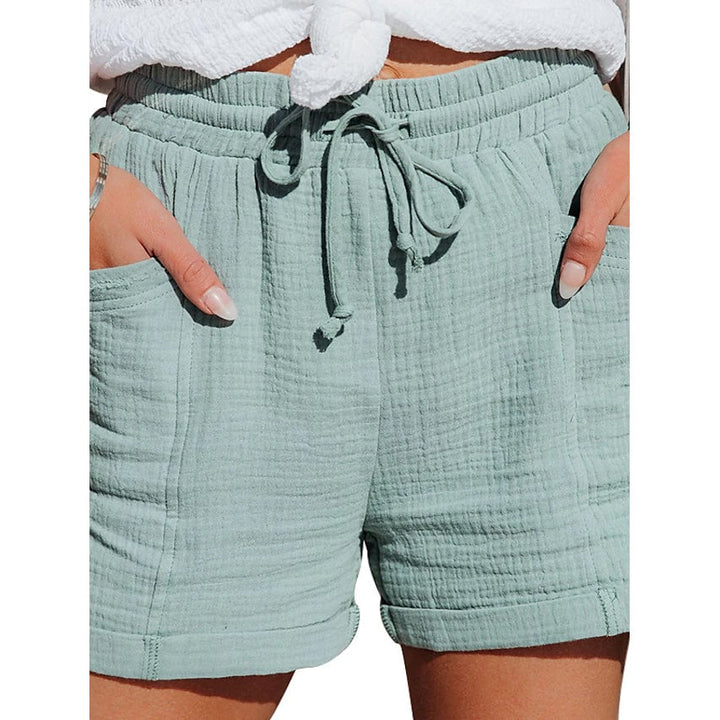 Womens Basic Casual Sports Shorts Image 1