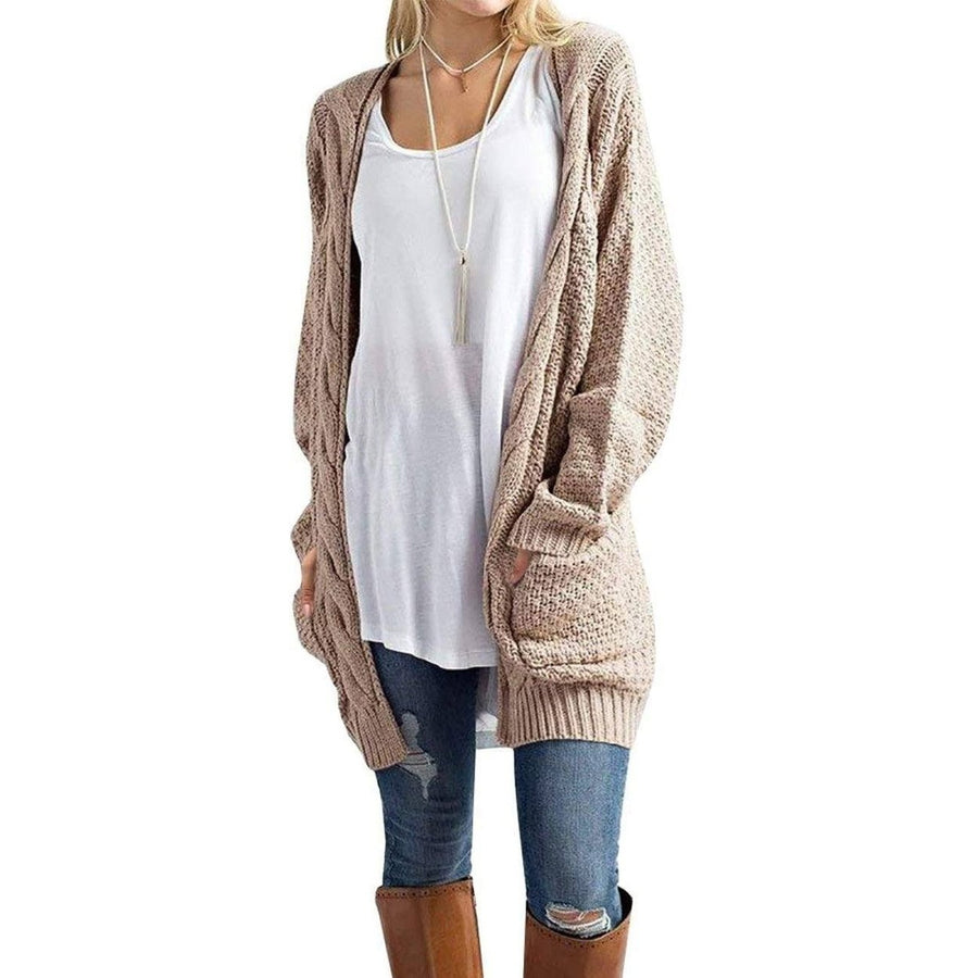 Womens Boho Long Sleeve Cardigan Image 1