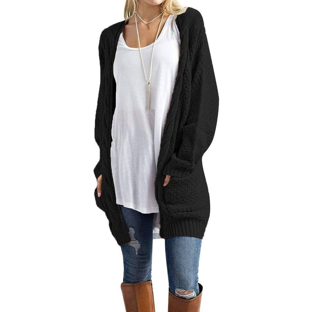 Womens Boho Long Sleeve Cardigan Image 1