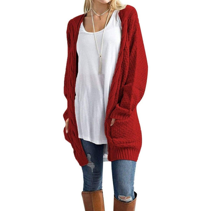 Womens Boho Long Sleeve Cardigan Image 1