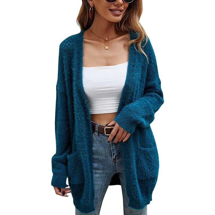 Womens Cardigan Knitted Sweater Jacket Image 3