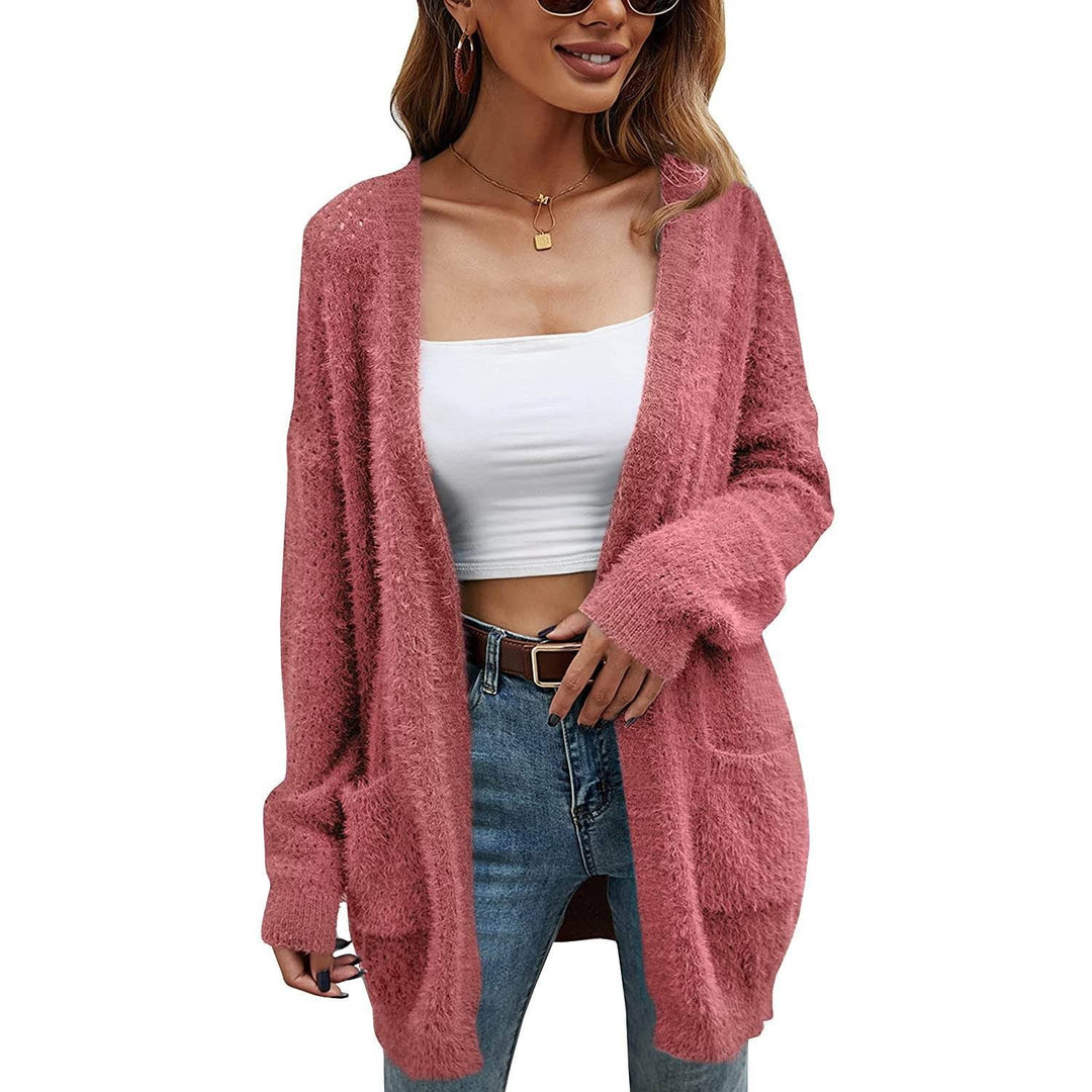 Womens Cardigan Knitted Sweater Jacket Image 4