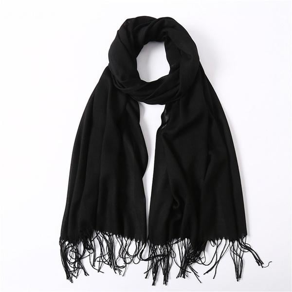 Womens Cashmere Wool Scarf Image 2