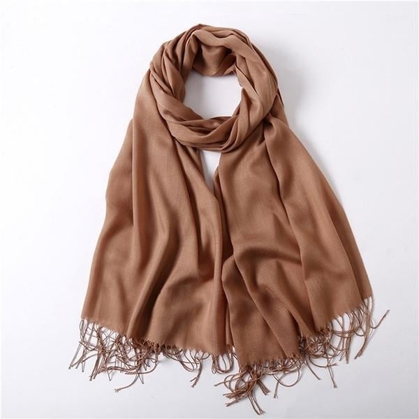 Womens Cashmere Wool Scarf Image 3