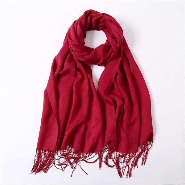 Womens Cashmere Wool Scarf Image 8