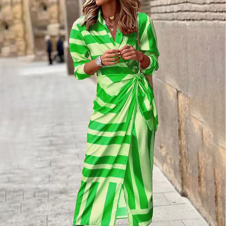 Womens Casual Boho Long Shirt Dress Image 1