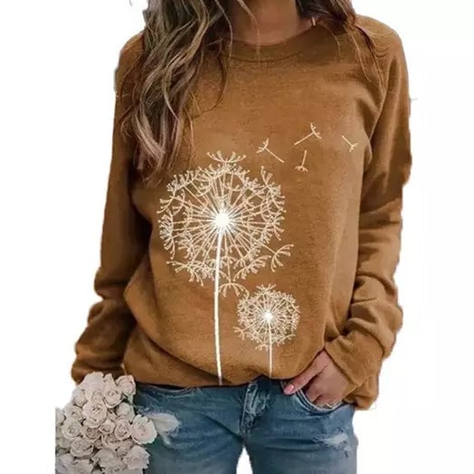 Womens Casual Dandelion Top Image 4