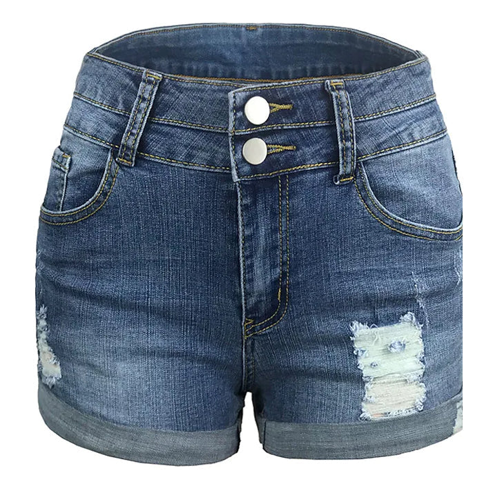 Womens Casual Fashion Jeans Denim Shorts Image 4