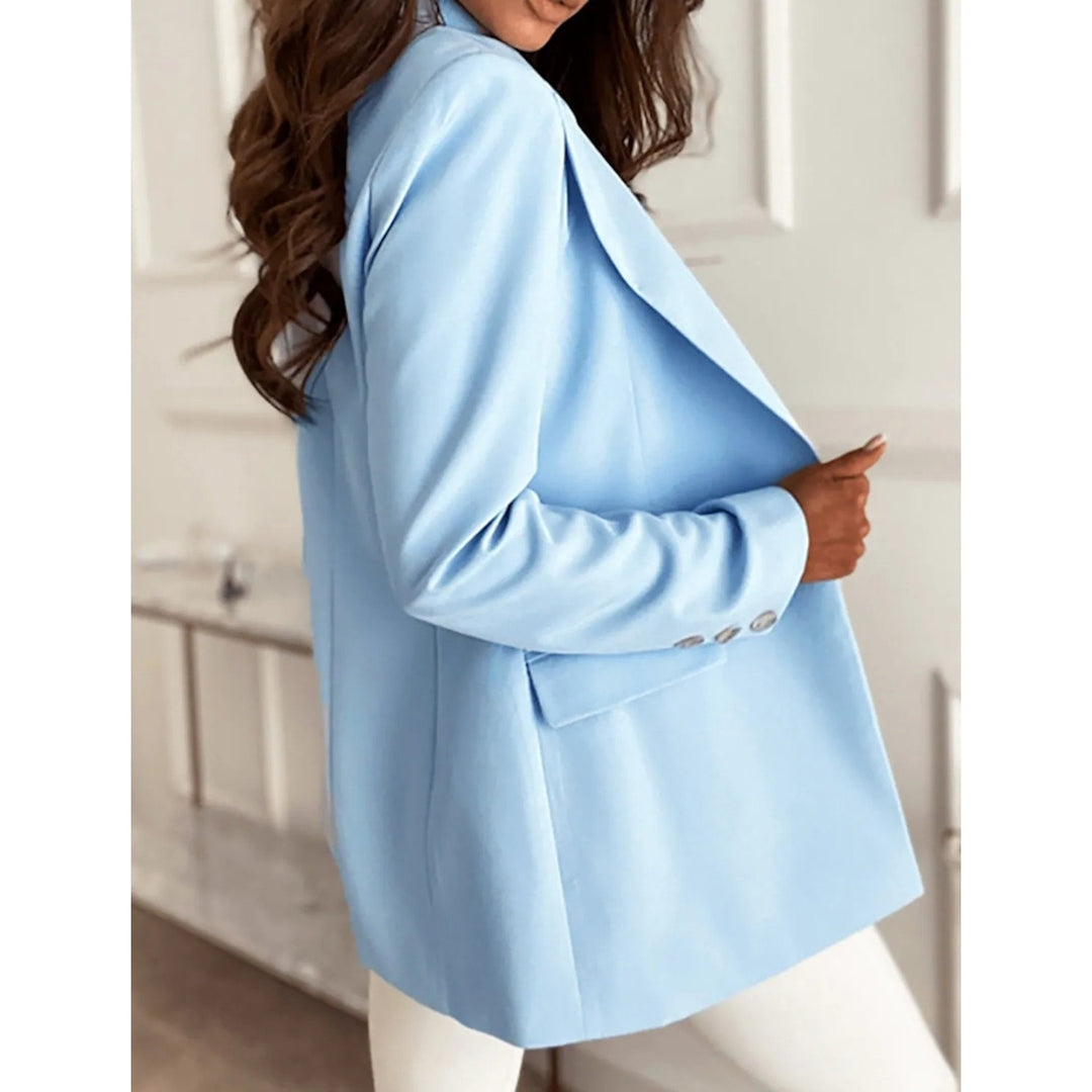 Womens Casual Long Sleeve Blazer Image 2