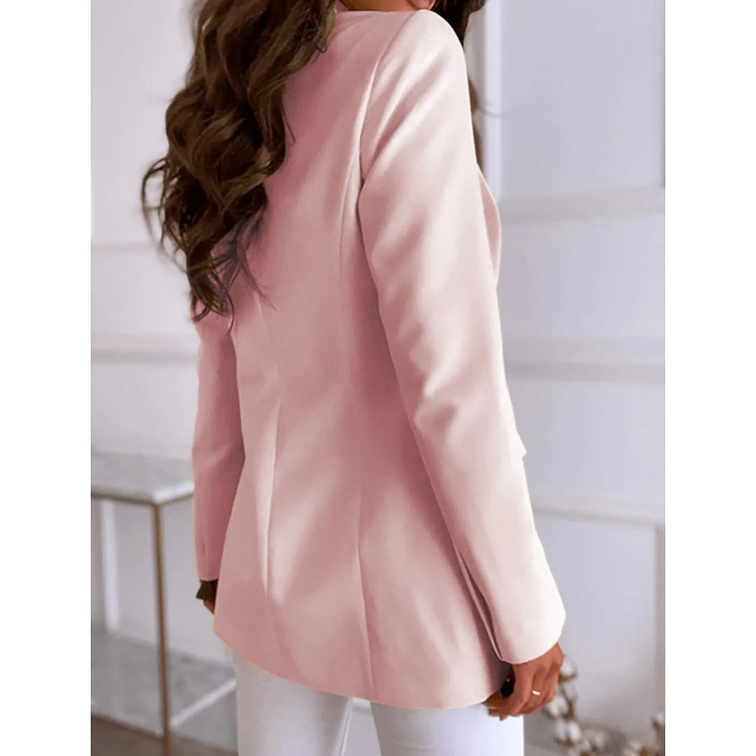 Womens Casual Long Sleeve Blazer Image 4