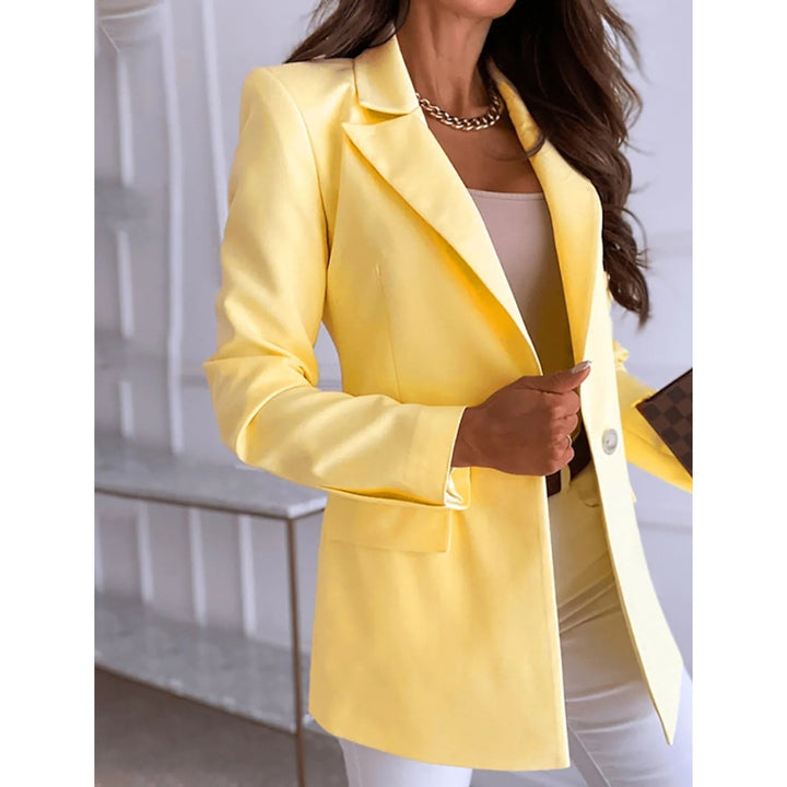 Womens Casual Long Sleeve Blazer Image 6