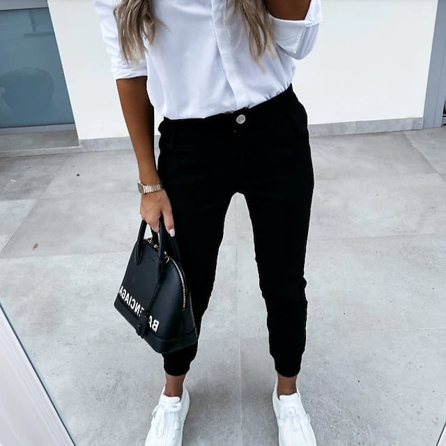 Womens Casual Sports Dress Pants Image 1