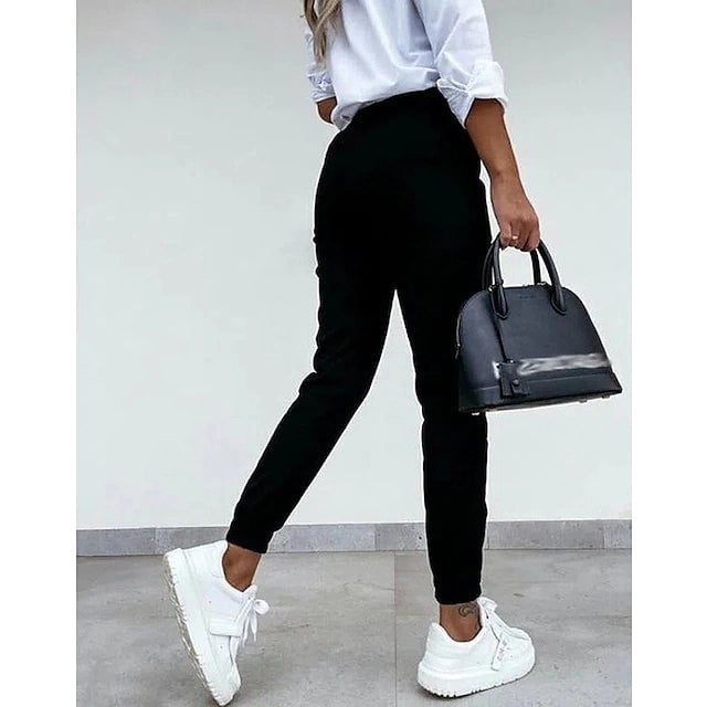 Womens Casual Sports Dress Pants Image 2