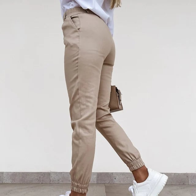 Womens Casual Sports Dress Pants Image 7