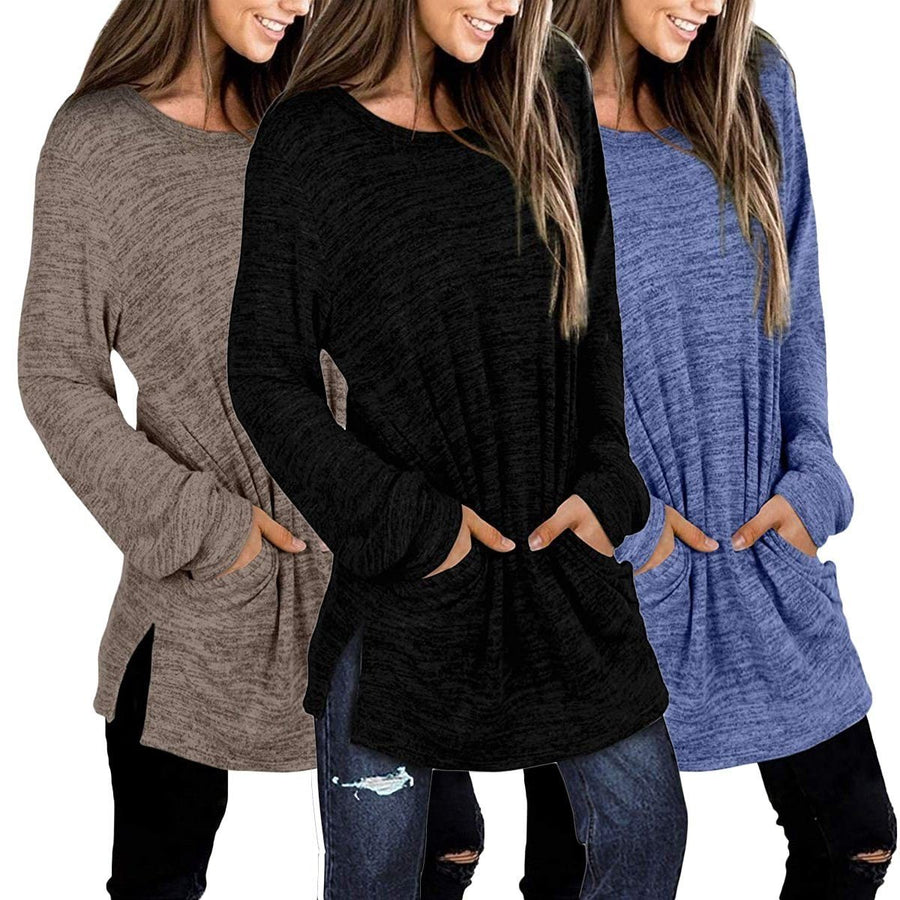 Womens Casual Sweatshirts Long Sleeve Oversized Shirt Image 1