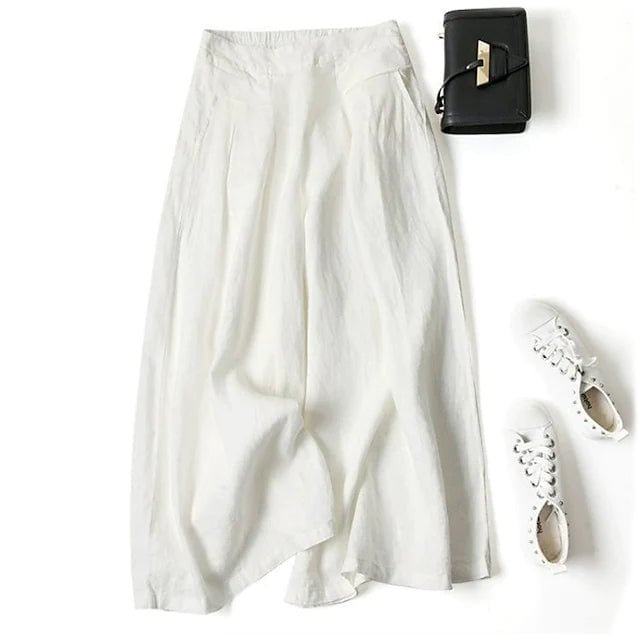 Womens Casual Wide Leg Pants Image 1