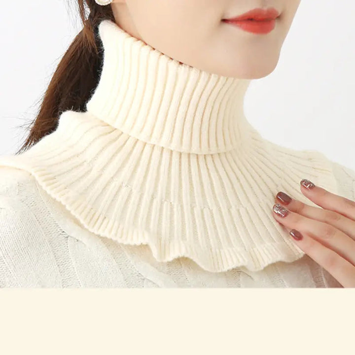 Womens Coldproof Warm Knitted Neck Scarf Image 2