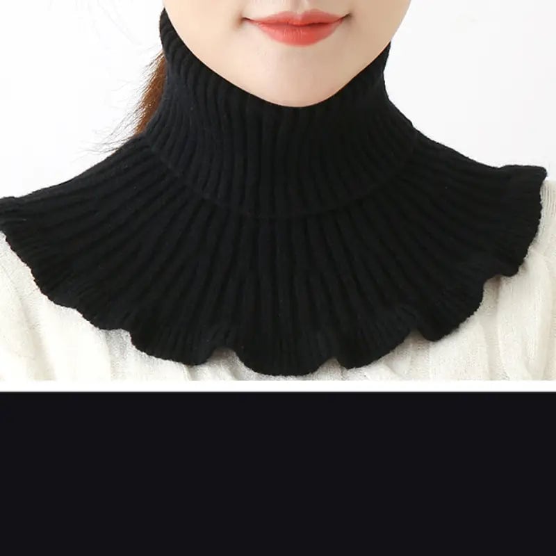 Womens Coldproof Warm Knitted Neck Scarf Image 3