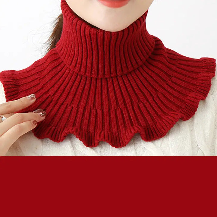 Womens Coldproof Warm Knitted Neck Scarf Image 4