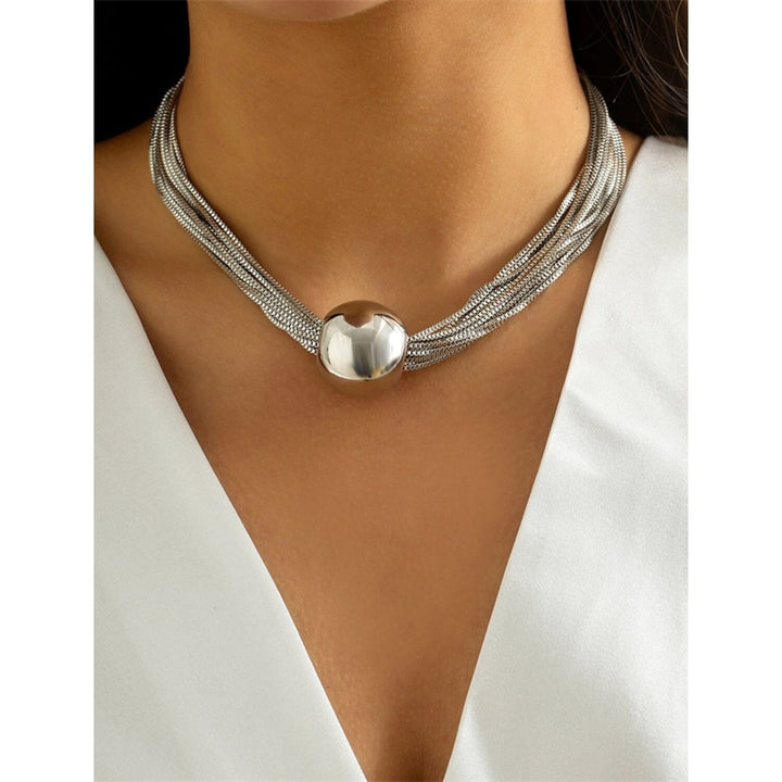 Womens Contemporary Street Geometry Necklace Image 1