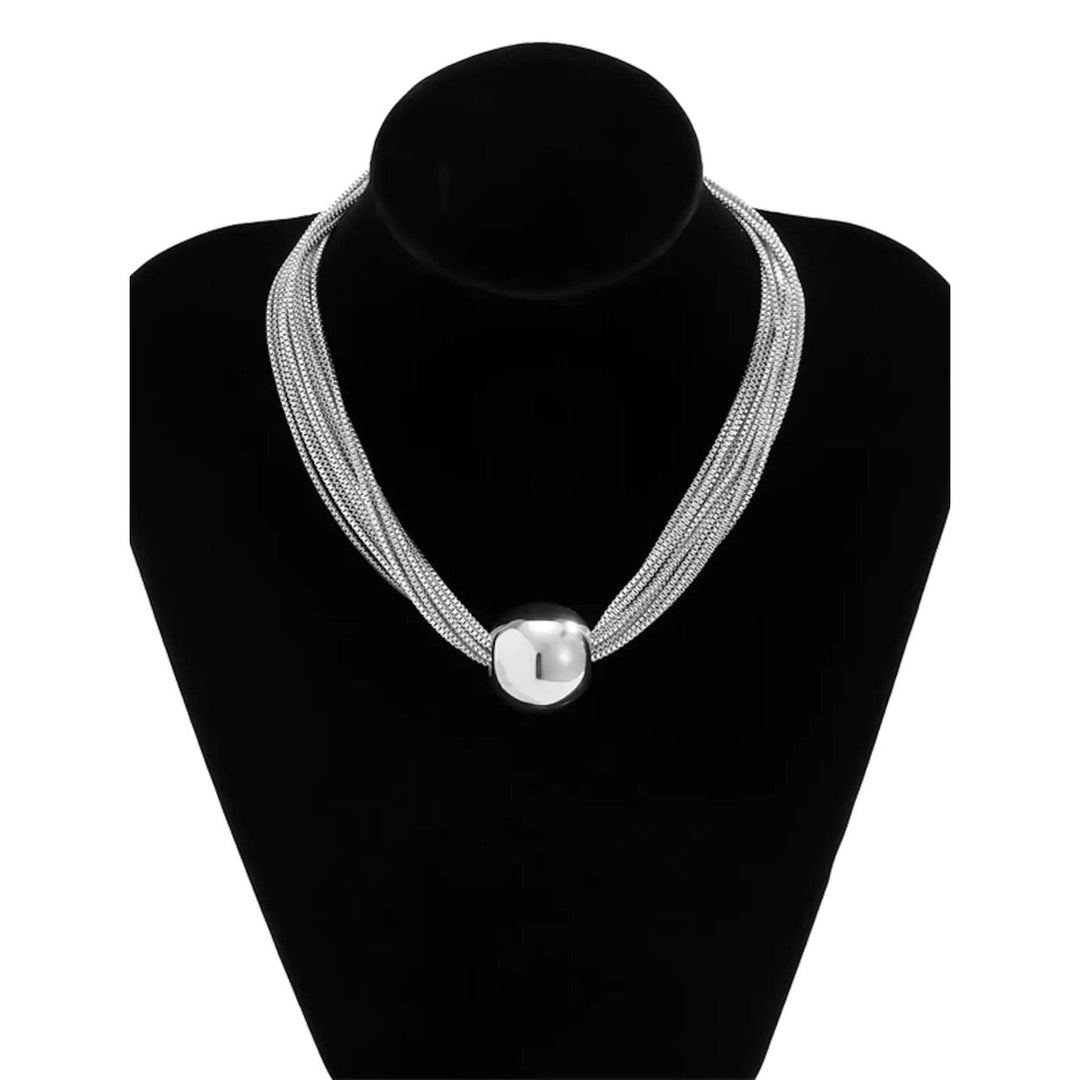 Womens Contemporary Street Geometry Necklace Image 2