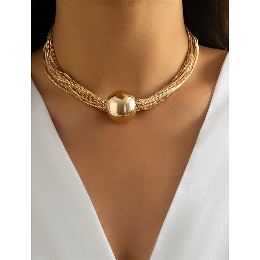 Womens Contemporary Street Geometry Necklace Image 7