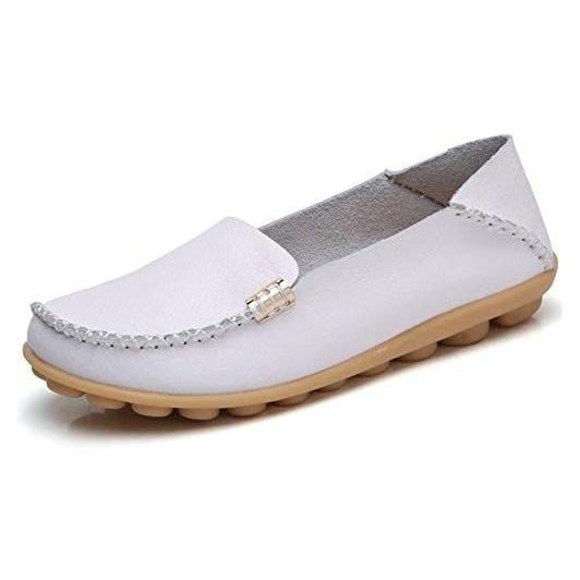 Womens Comfortable Leather Loafers Image 8