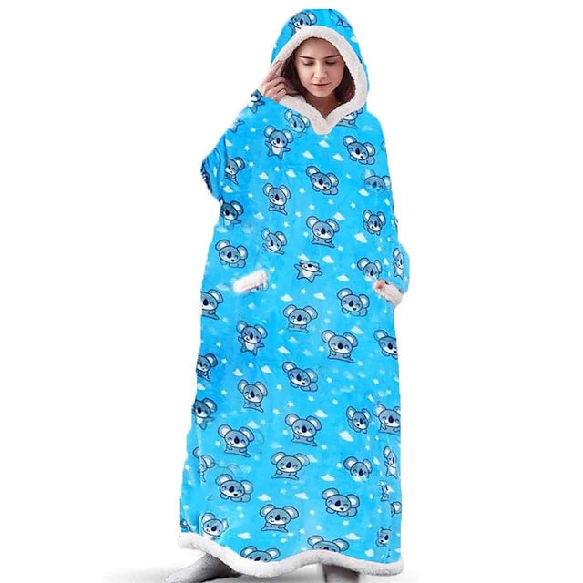 Womens Couples Pajamas Nightgown Blanket Nighty Image 10