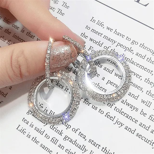 Womens Crystal Earrings Image 1