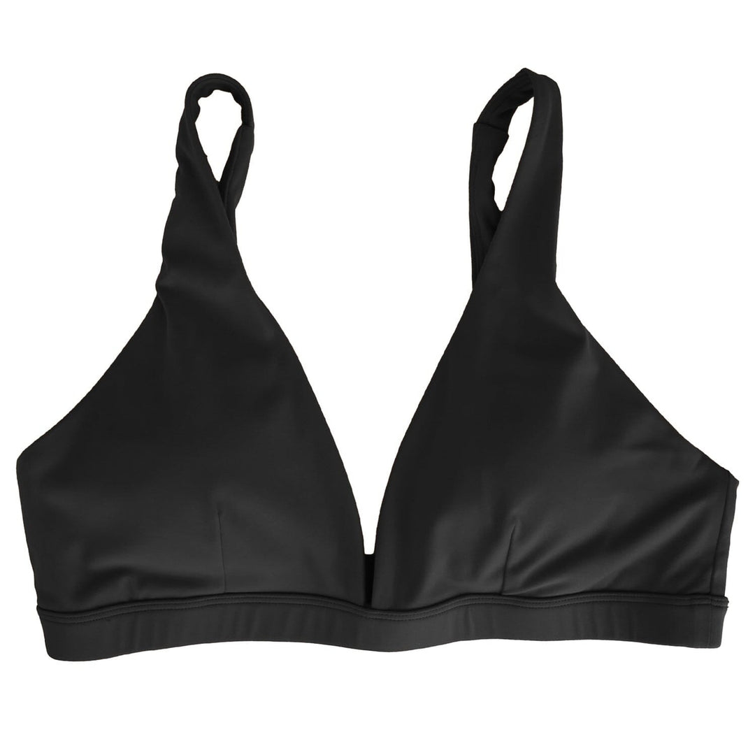 Womens Deep V-Neck U-Shaped Back Sports Bra Image 6