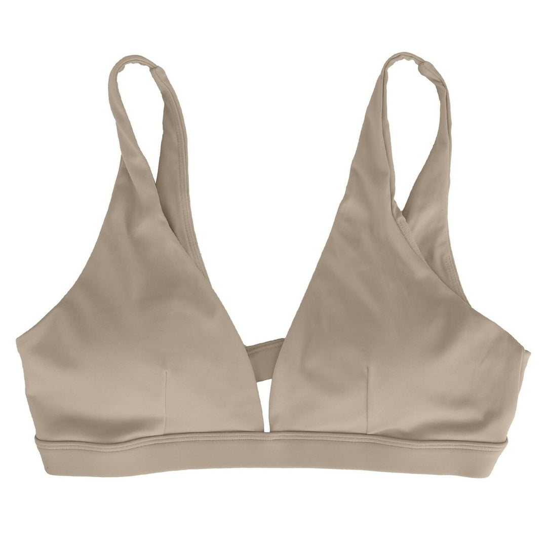 Womens Deep V-Neck U-Shaped Back Sports Bra Image 7