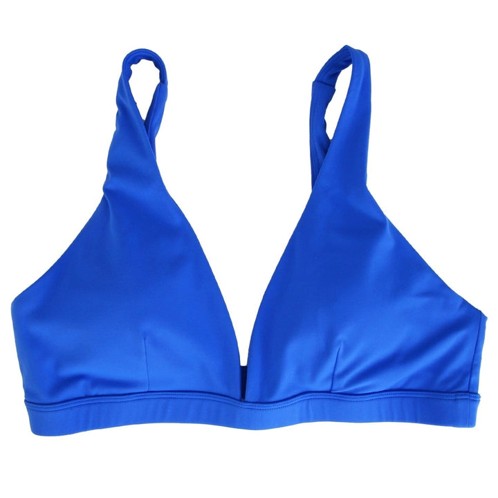 Womens Deep V-Neck U-Shaped Back Sports Bra Image 8