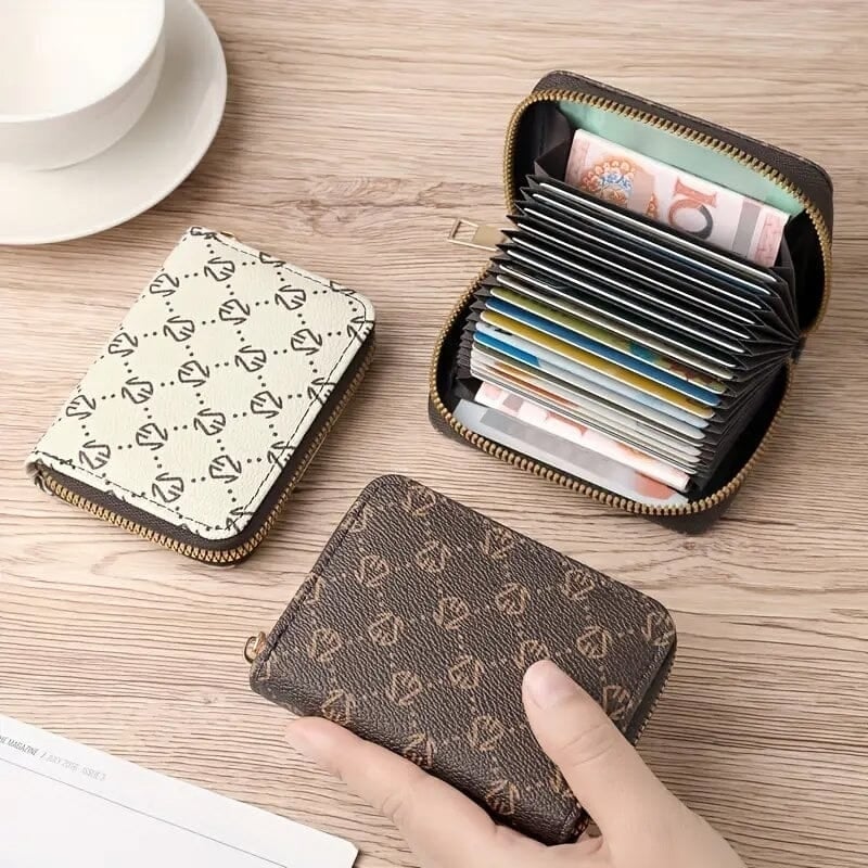 Zipper Around Credit Card Holder Image 1