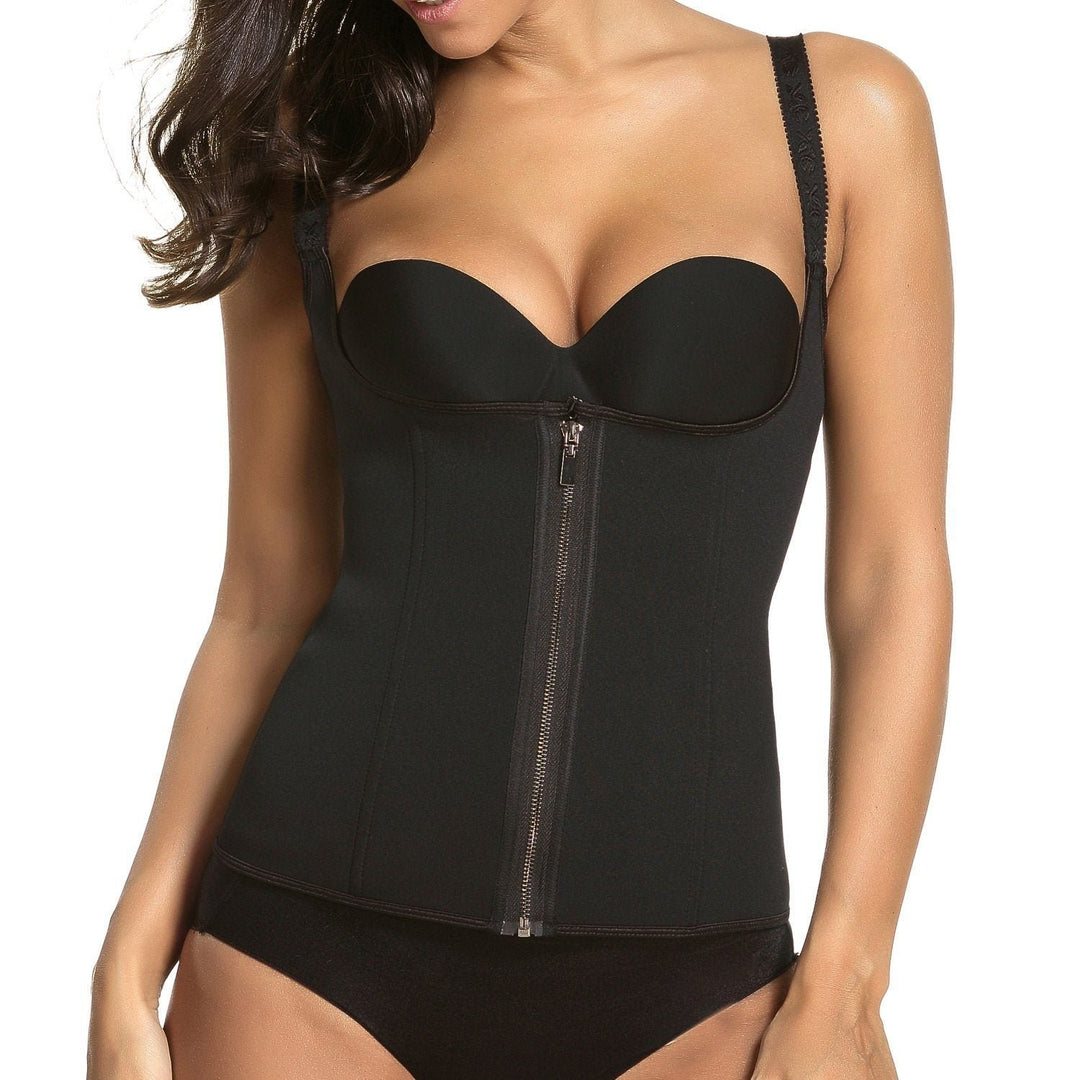 Zippered Waist Trainer Corset Image 1