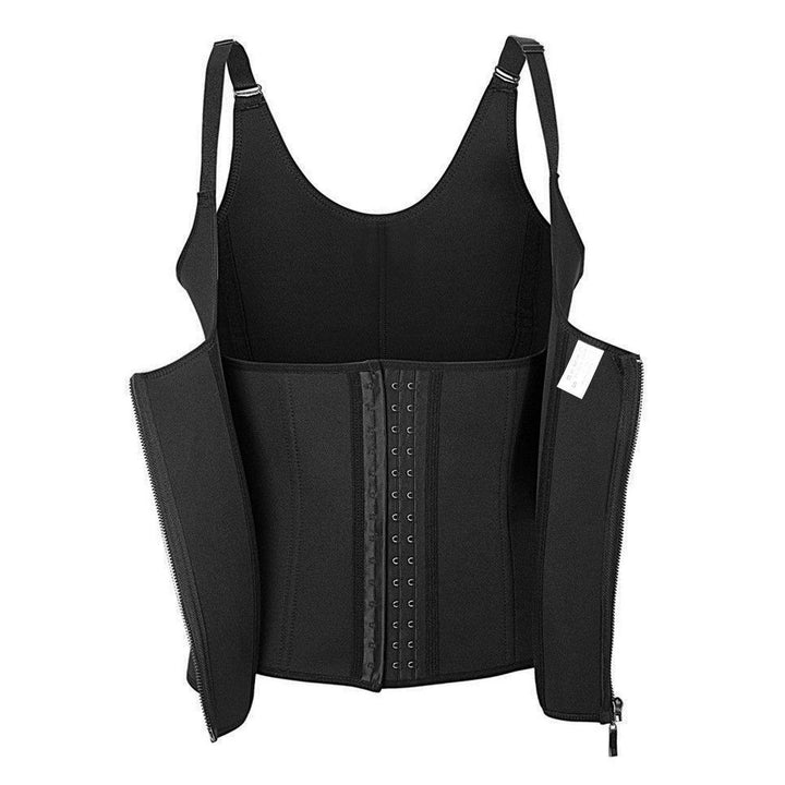 Zippered Waist Trainer Corset Image 6