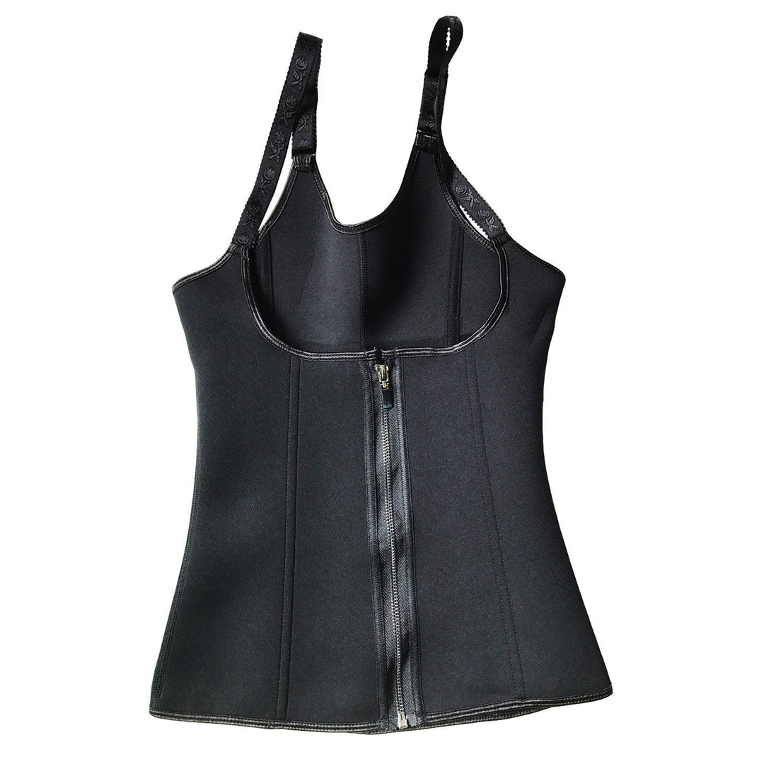 Zippered Waist Trainer Corset Image 7