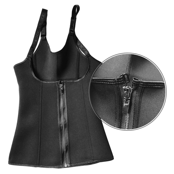 Zippered Waist Trainer Corset Image 8