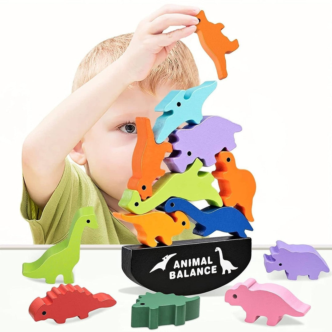 Wooden Stacking Toy for Kids Image 1