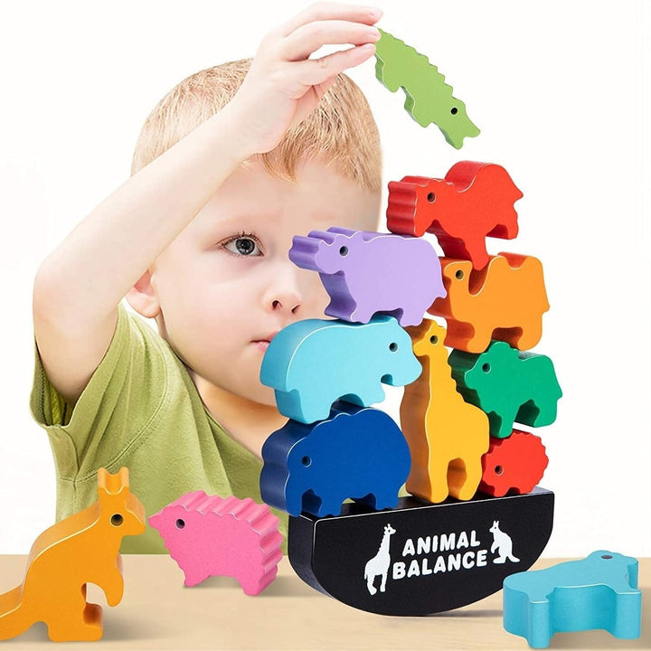 Wooden Stacking Toy for Kids Image 3