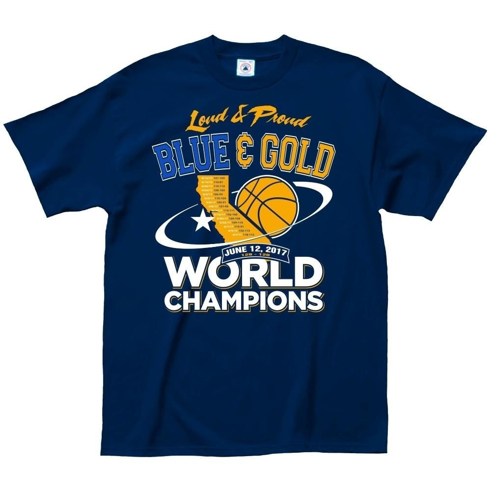 World Champs Golden State Warriors T-Shirt - Assorted Sizes Image 1