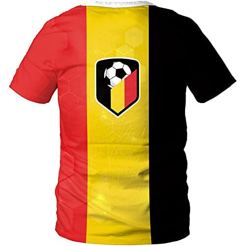 World Cup 2022 Soccer Jersey Women and Mens Football T-Shirts Belgium Image 4