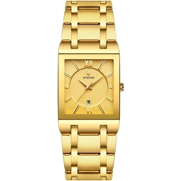 WWOOR Luxus Men Fashion Square Date Watch Image 4