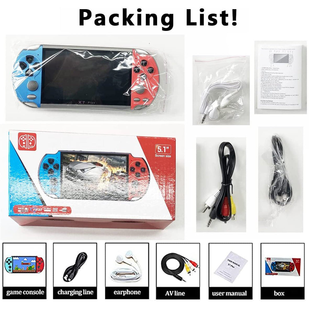 X7Plus Dual Joystick Portable Handheld Game Console Image 10