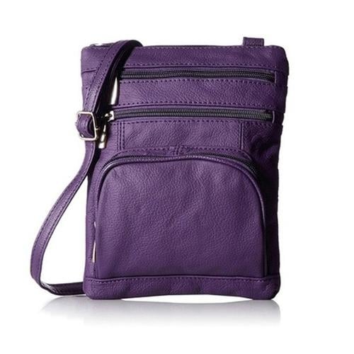 XL Super Soft Leather Crossbody Bag Image 3