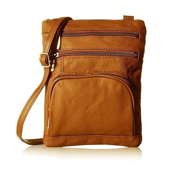 XL Super Soft Leather Crossbody Bag Image 4