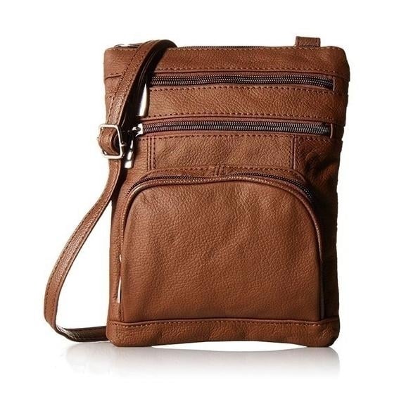 XL Super Soft Leather Crossbody Bag Image 4