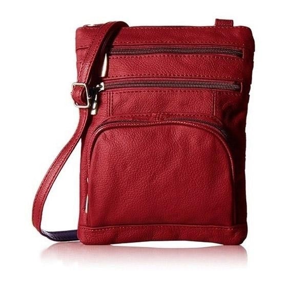 XL Super Soft Leather Crossbody Bag Image 6